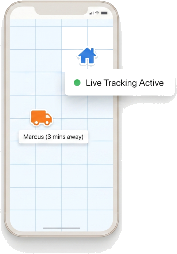 Live Tracking Map Mockup Sharp Crop