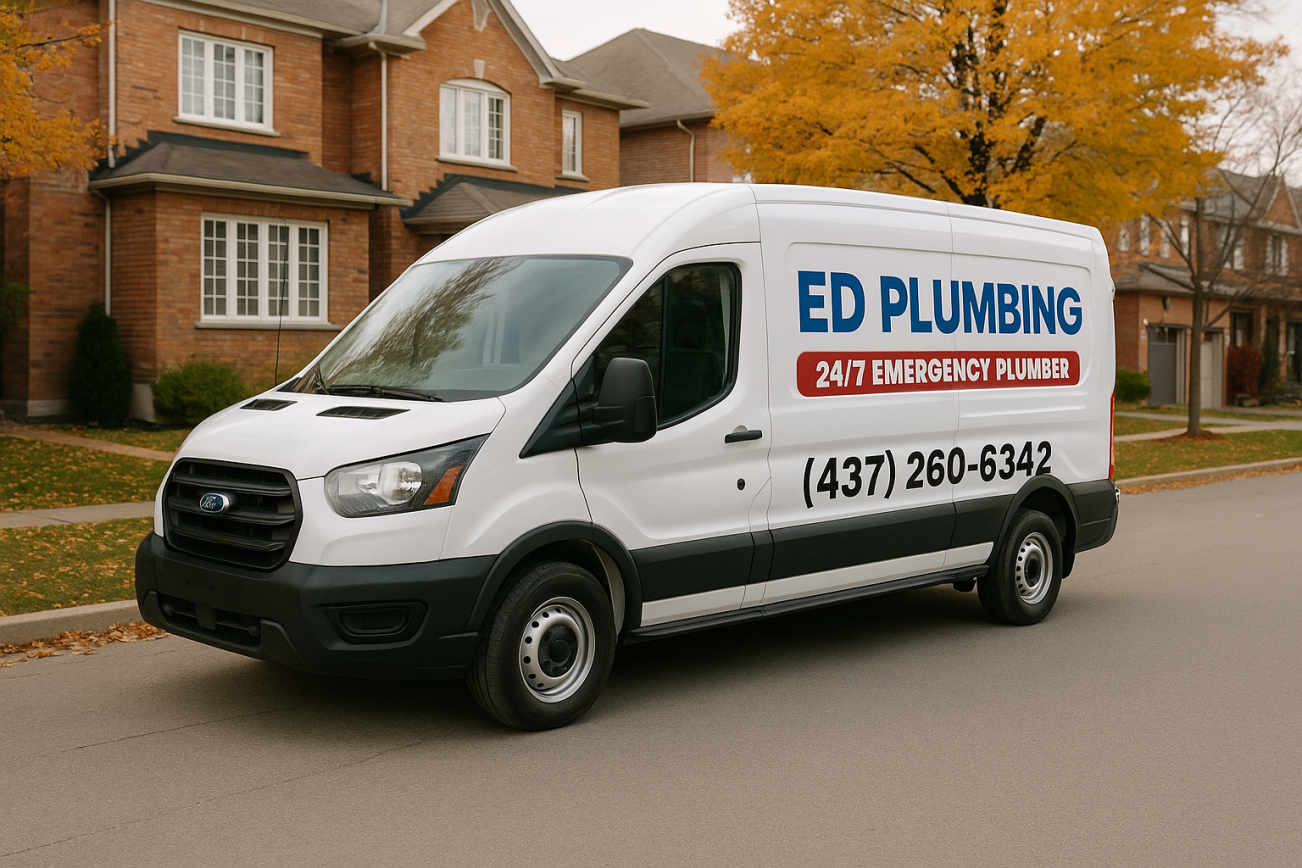 ED Plumbing service van - 24/7 emergency plumber GTA